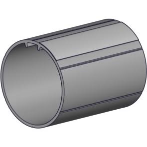Rollease Tube 1.25" OD Aluminum 6' Length With Tape